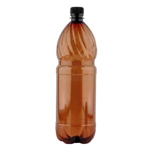 Бутылка полимерная ПЭТПЩ 1,0 л "Газ" коричневая
