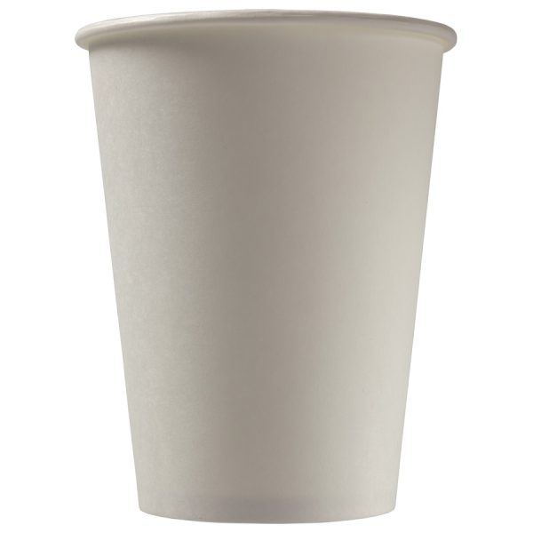 Одноразовый белый бумажный стакан для горячих напитков 300 мл