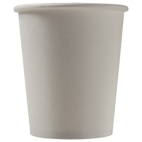 Одноразовый белый бумажный стакан для горячих напитков 165 мл