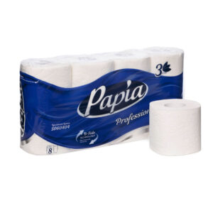 Туалетная бумага Papia Professional 3 сл 8 рул, Россия
