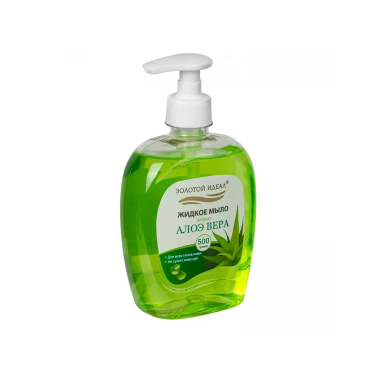 Мыло жидкое ЗОЛОТОЙ ИДЕАЛ "Алоэ вера", дозатор 500г купить в Беларуси ...