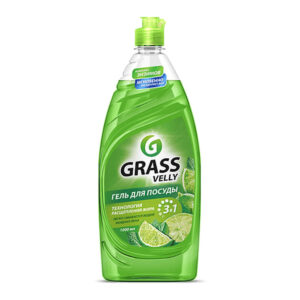 Средство для мытья посуды Grass "Velly Premium" 1000 мл, лайм и мята