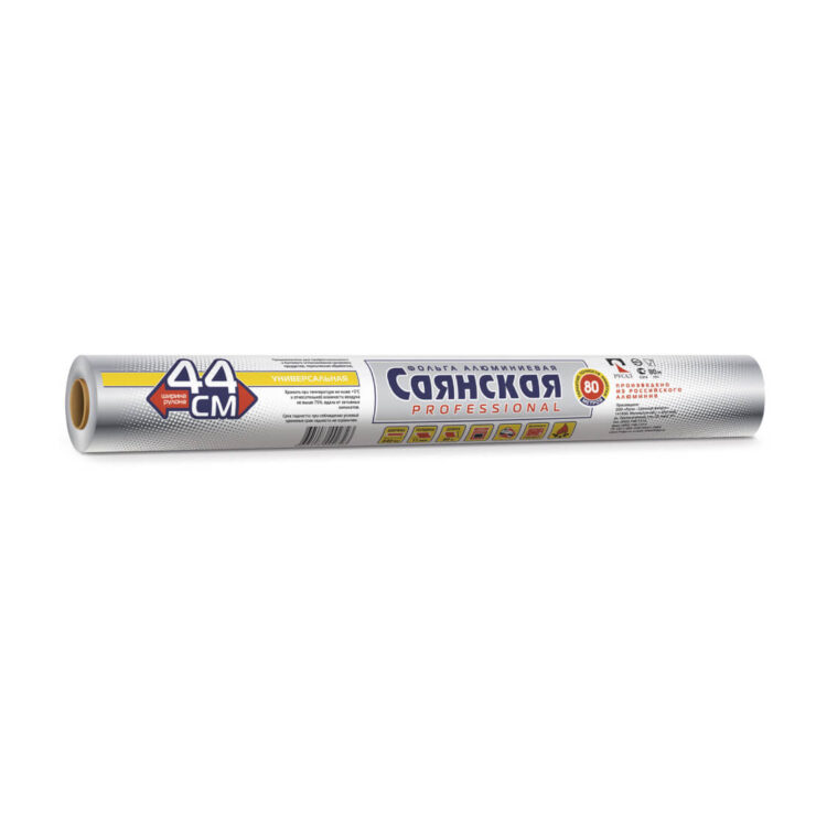 Фольга пищевая 44см*80м (11 мкм)