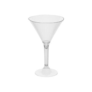 Бокал для мартини 160 мл, прозрачный, высокая прозрачная ножка