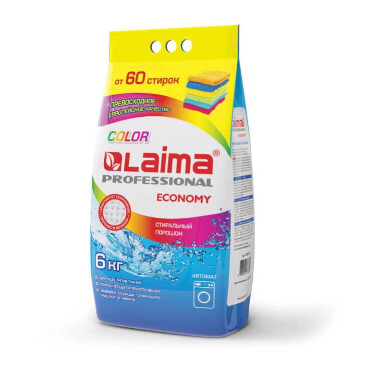 Стиральный порошок автомат 6 кг LAIMA PROFESSIONAL Color