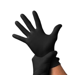 Перчатки нитриловые одноразовые "ЧЕРНЫЕ" L