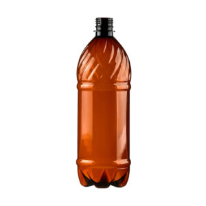 Бутылка полимерная ПЭТПЩ 1 л 20,8 "Газ" коричневая