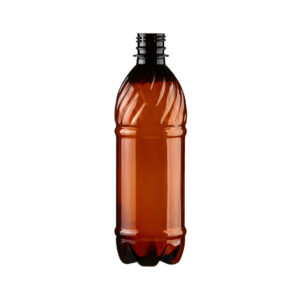 Бутылка полимерная ПЭТПЩ 0,5 л 20,8 "Газ" коричневая