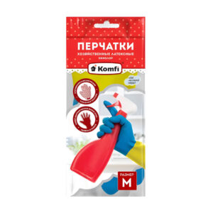 Перчатки хозяйственные латексные (пара) особопрочные М