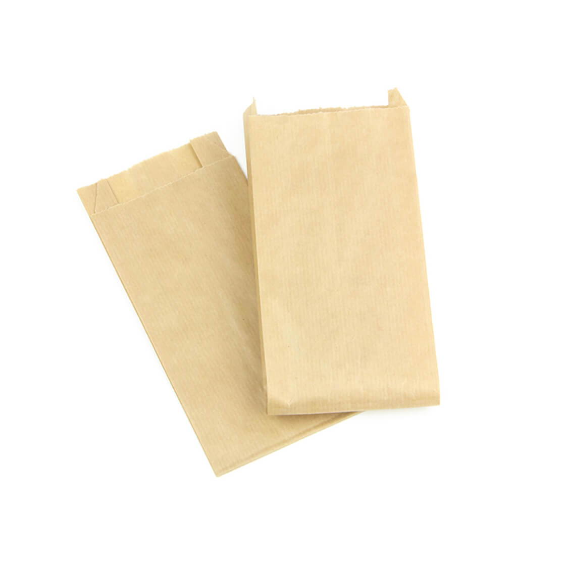 Пакет с пл.дн. б/п, 80*45*185 мм, крафт ЖС