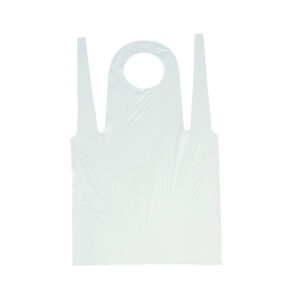 Фартуки одноразовые ПНД, р-р 120х76 см "Идеал" белый