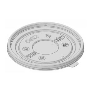 Крышка OSQ Round Bow 700 мл PP ANTIFOG