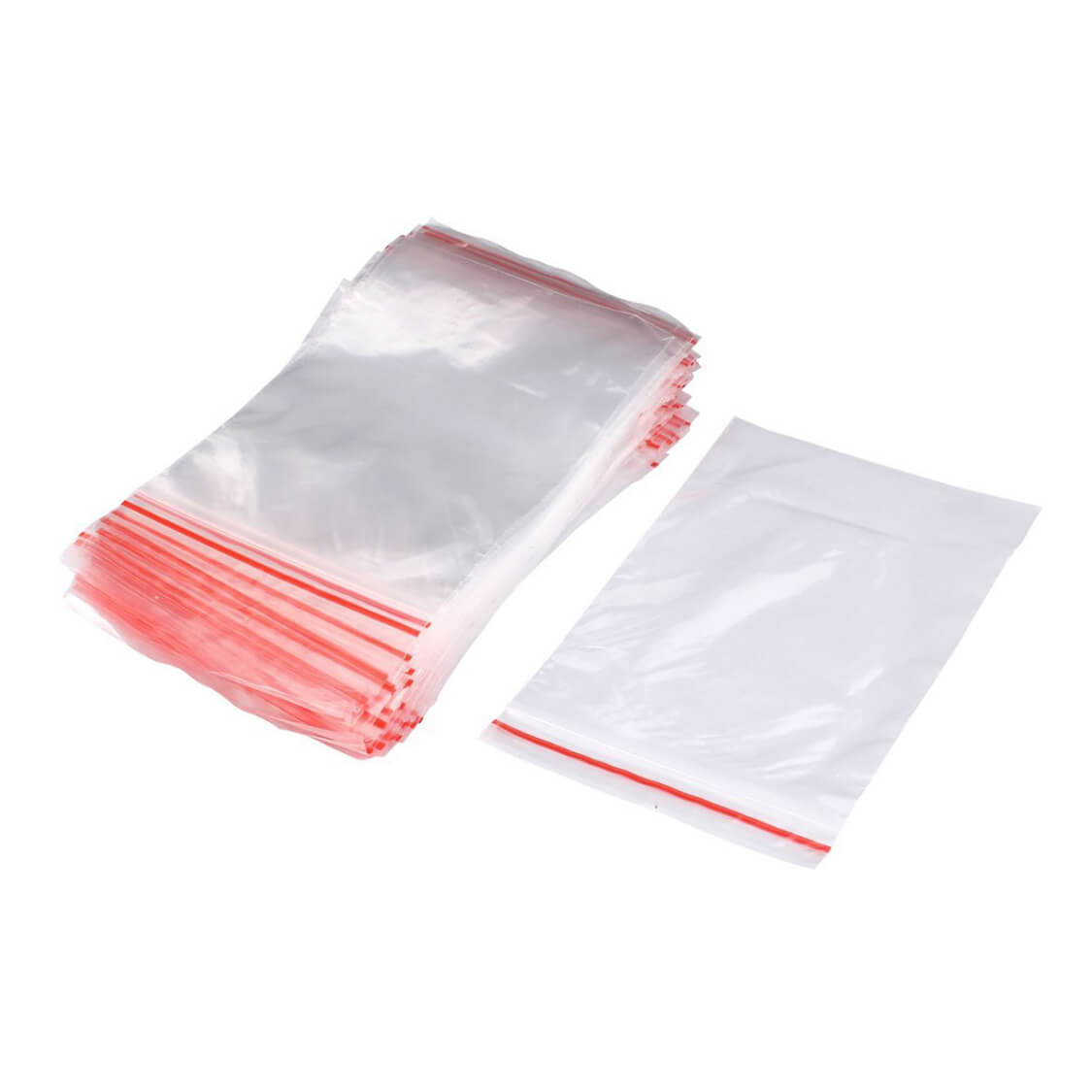 Пакет ZIP-LOCK 10*15 мм с красной полосой