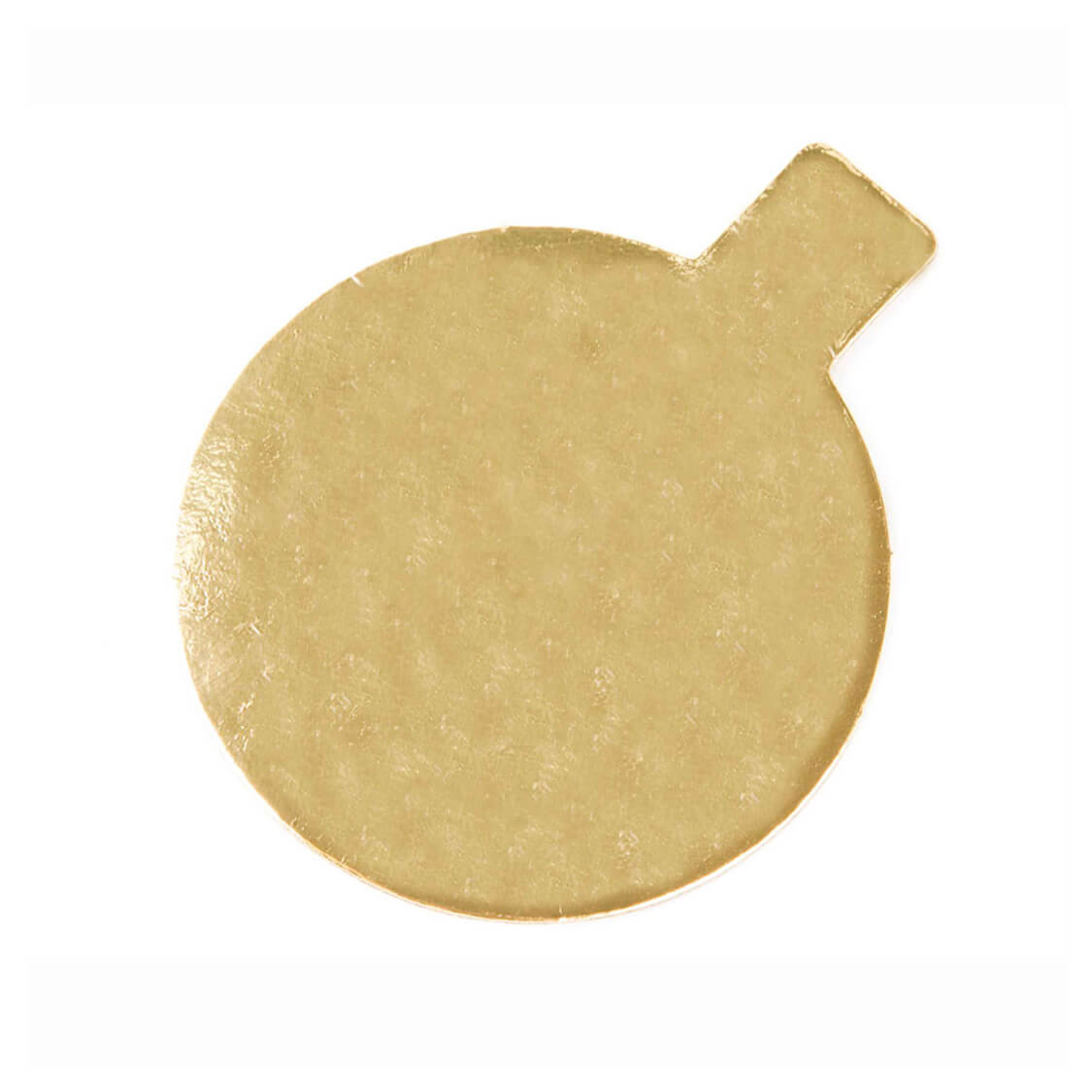 Подложка Pasticciere золото с держателем D=80 мм, толщина 0,8 мм