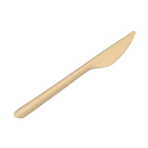 Нож столовый из кукурузного крахмала 178 мм, крафт