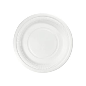 Тарелка биоразлагаемая из кукурузного крахмала 180 мм
