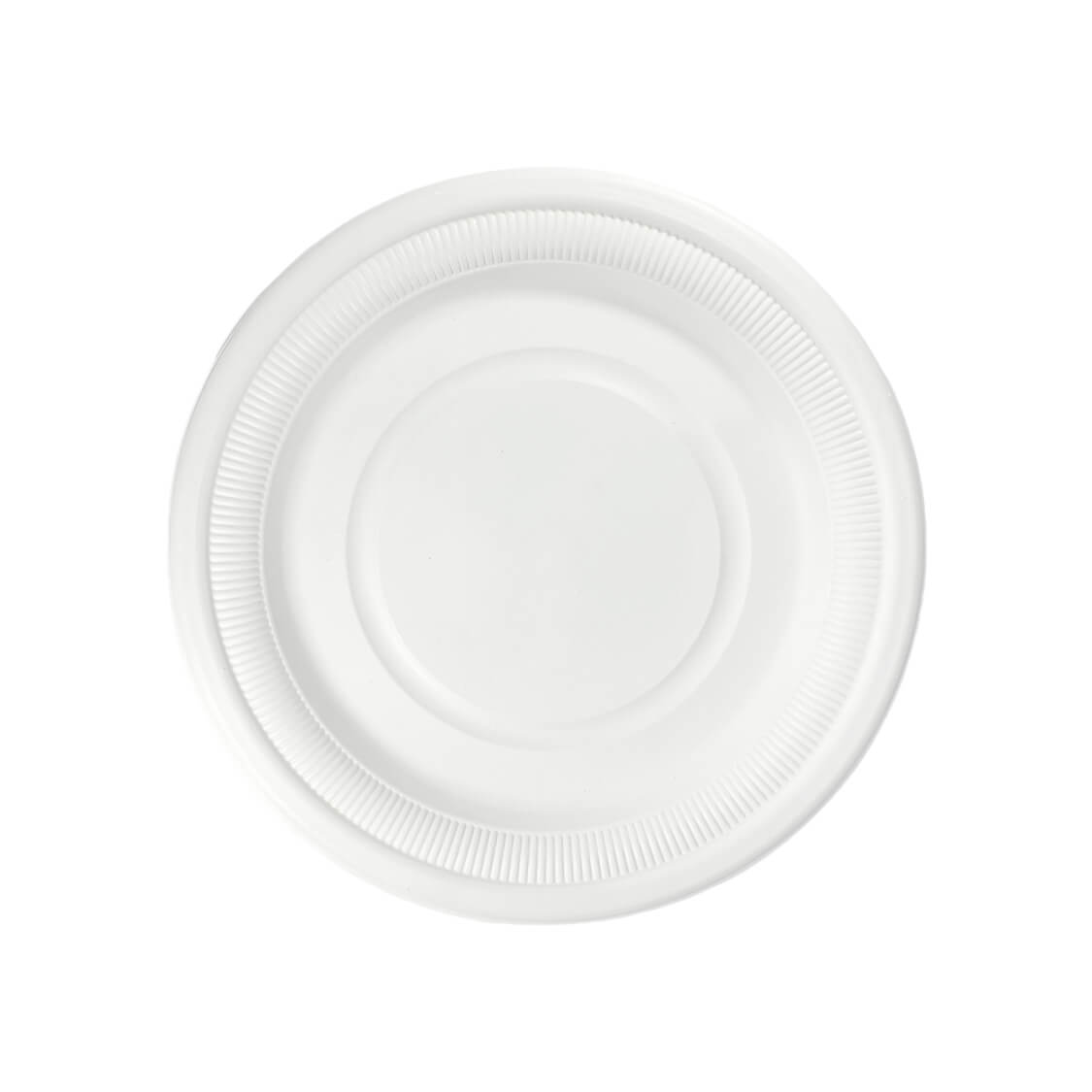 Тарелка биоразлагаемая из кукурузного крахмала 180 мм