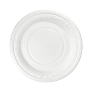 Тарелка биоразлагаемая из кукурузного крахмала 230 мм