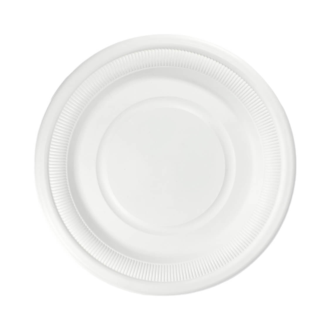 Тарелка биоразлагаемая из кукурузного крахмала 230 мм