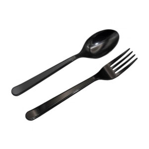 Набор "Премиум" черный (вилка, ложка)
