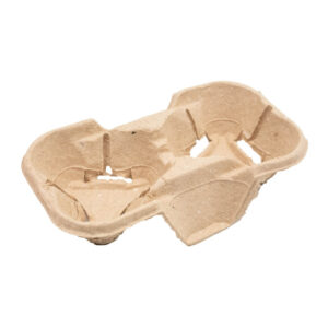 Держатель для двух стаканов картонный