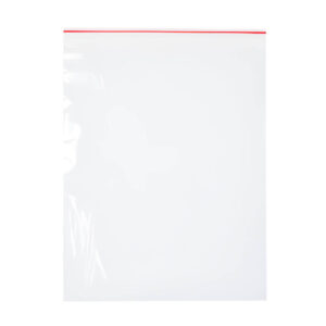 Пакет ZIP-LOCK 15*20 см с красной полосой