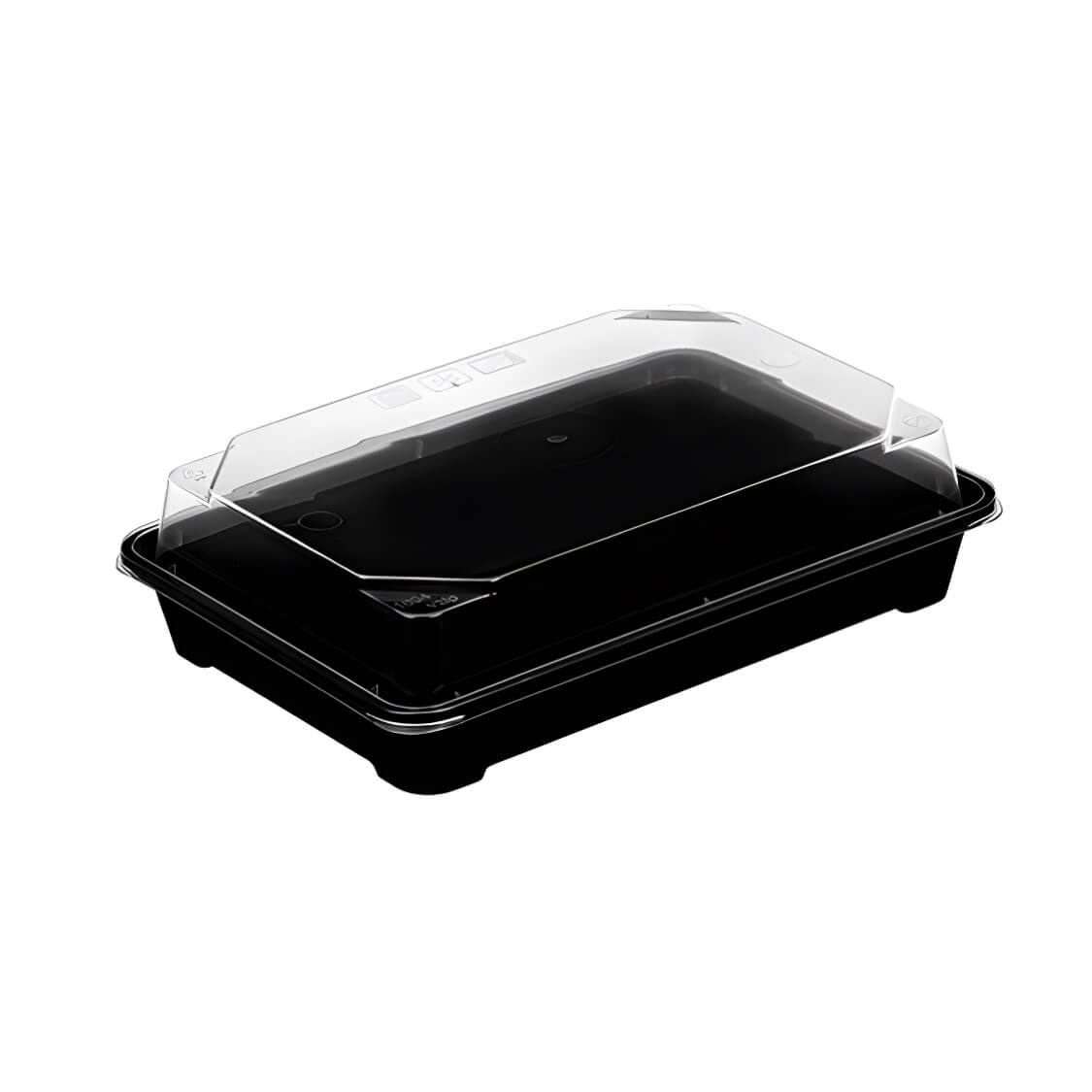 Контейнер для суши 224*154*26 мм без крышки, черный