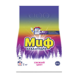 Стиральный порошок автомат 2 кг "МИФ" 3в1, "Свежий цвет"