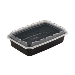 Контейнер 830 мл с крышкой, черный