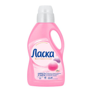 Средство для стирки ЛАСКА "Забота о ткани" 3D шерсть и шелк, 1 л