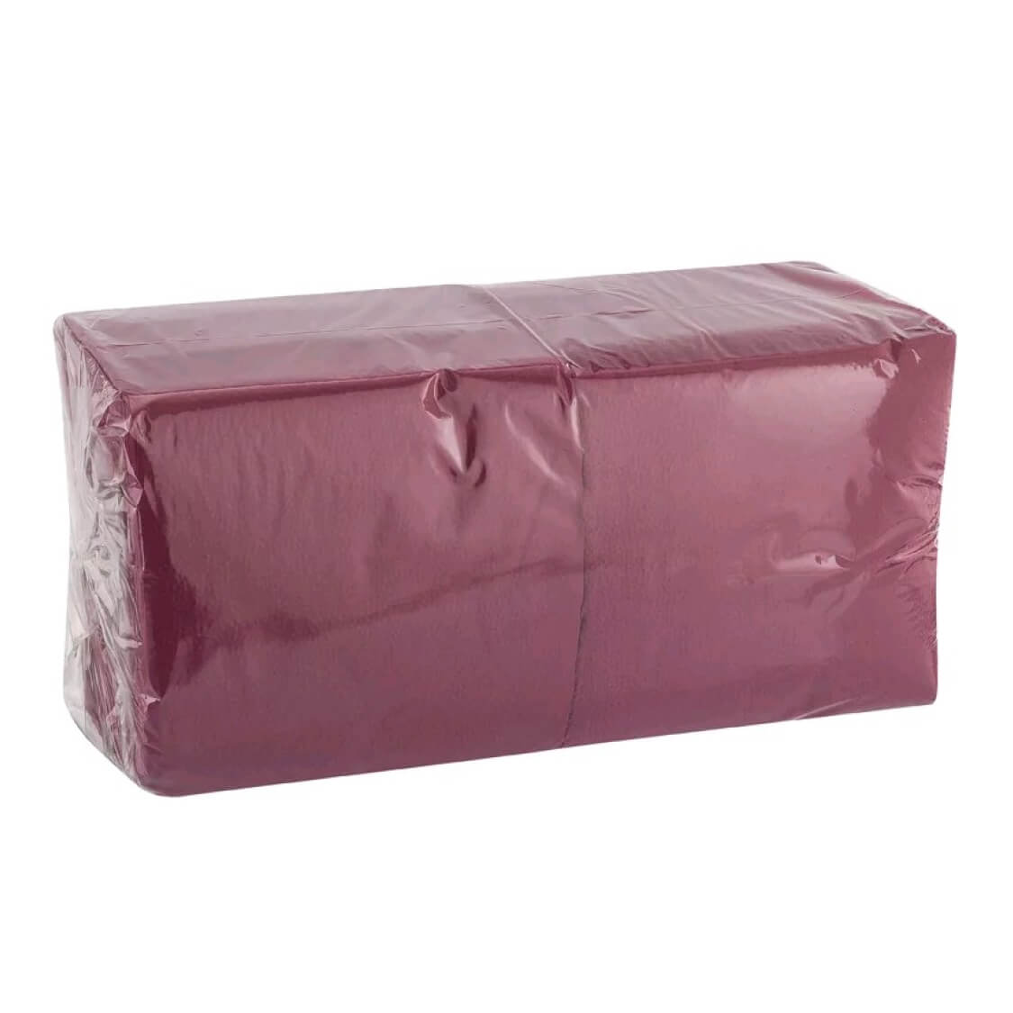 Салфетки биг-пак 33х33 см (бордовые) 1 слойные, 300 листов