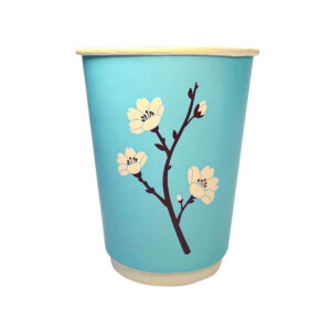 Стакан бумажный двухслойный 300 мл (Цветущий сад)