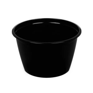 Контейнер круглый черный без крышки 750мл/144мм