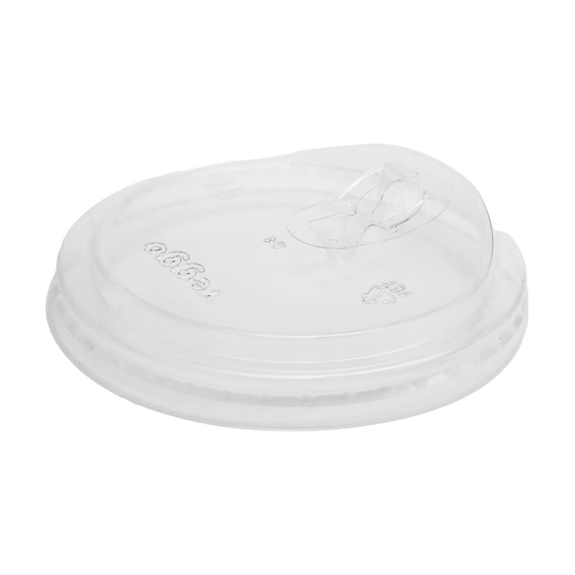 Крышка прозрачная с питейником 95 мм, РЕТ