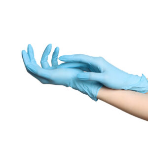 Перчатки ZKS нитриловые "Intro Duplex", XL голубые