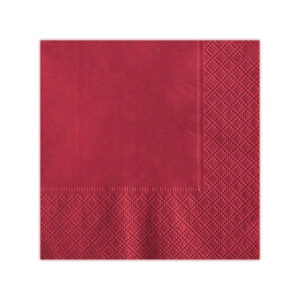 Салфетки 33х33 см (бордовые) 2 слойные, 200 листов