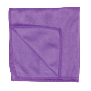 Салфетка из микрофибры 40x40 см (фиолетовый), стекло