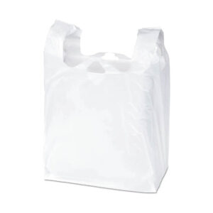 Пакет ПЭ типа "майка" 34+18х55 мм, 22 мкм, белая