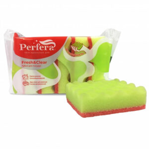 Губки для мытья посуды FRESH&CLEAR волна, 5 шт