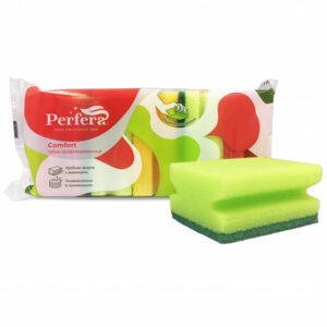 Губки для мытья посуды COMFORT профилированные, 5 шт