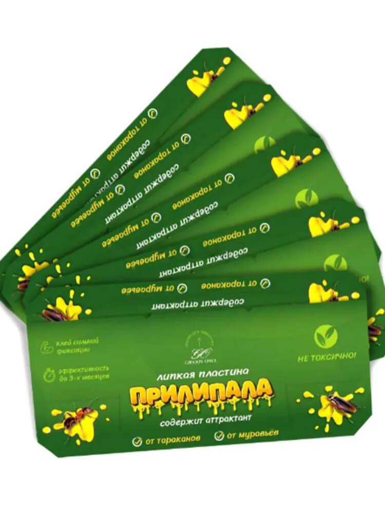 Липкая пластина от тараканов и муравьев "Прилипала"