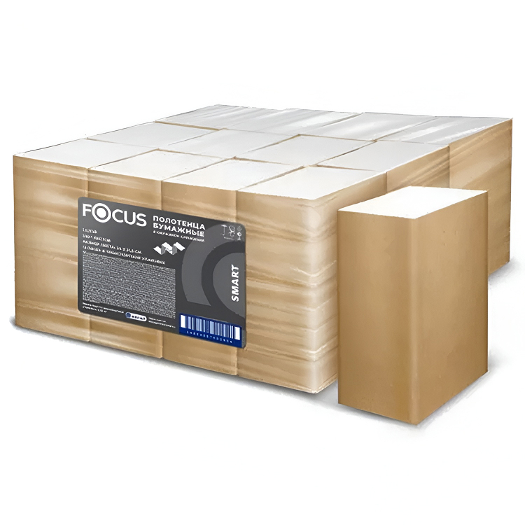 Полотенца Focus Smart V-FLD 2сл 23*23 200, РФ