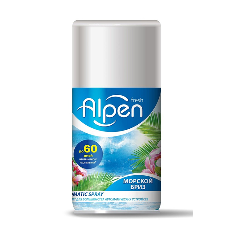 Освежитель воздуха д/дисп. 250мл Альпен (Alpen) Морской бриз